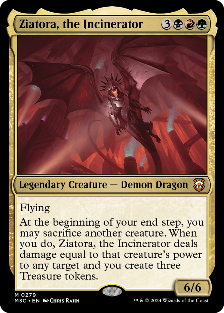 Ziatora, the Incinerator (Ripple Foil) [Modern Horizons 3 Commander] | Gam3 Escape