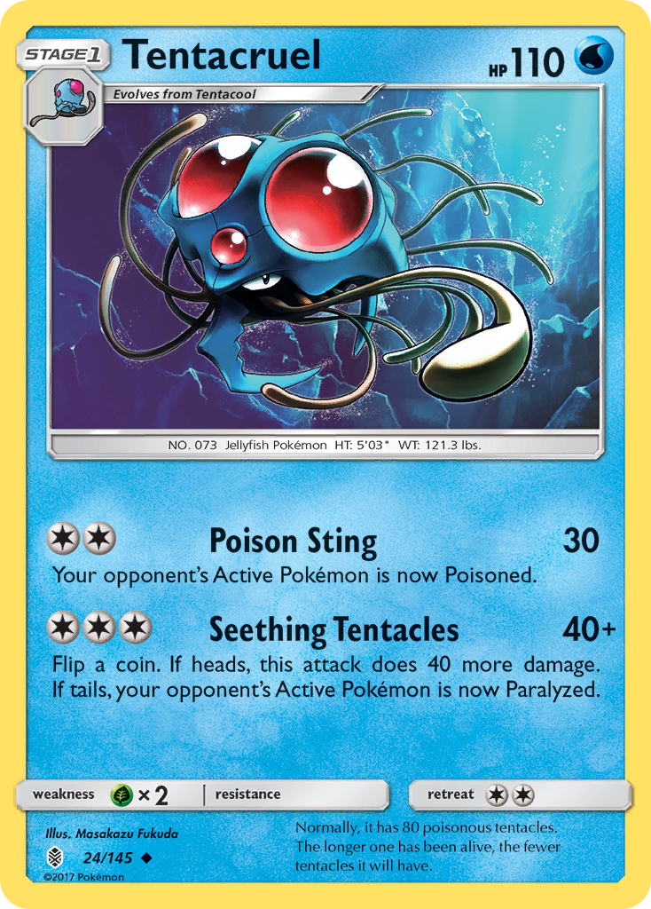 Tentacruel (24/145) [Sun & Moon: Guardians Rising] | Gam3 Escape