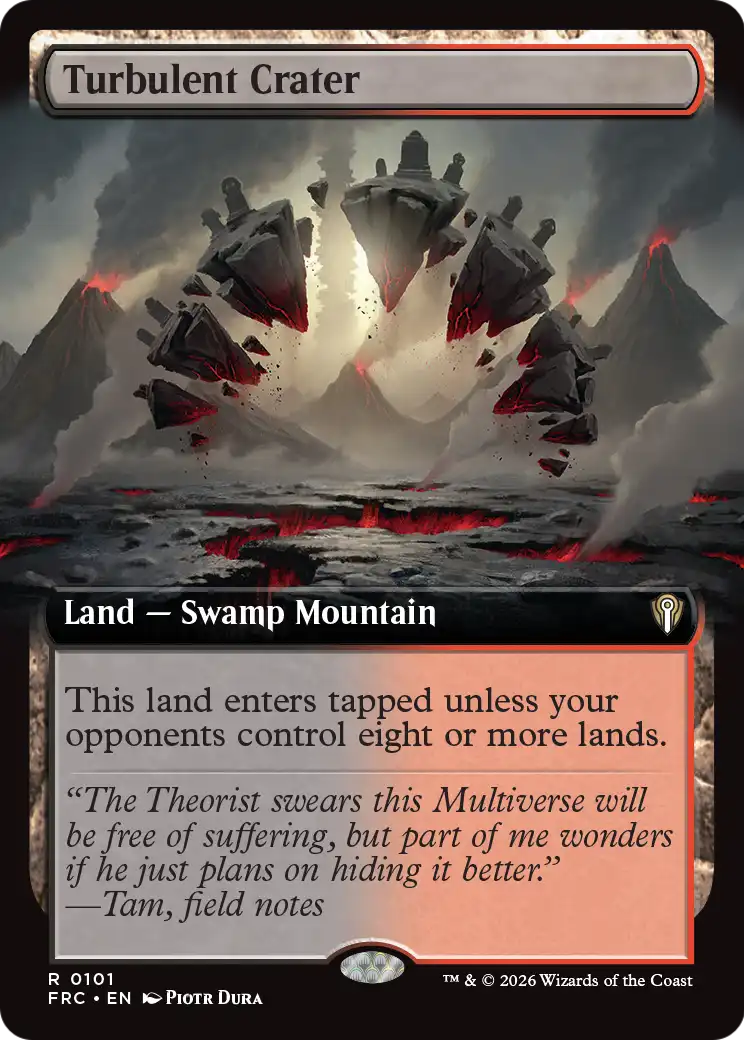 Turbulent Crater (Extended Art) [Reality Fracture Commander] | Gam3 Escape