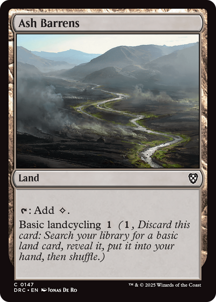 Ash Barrens [Aetherdrift Commander] | Gam3 Escape