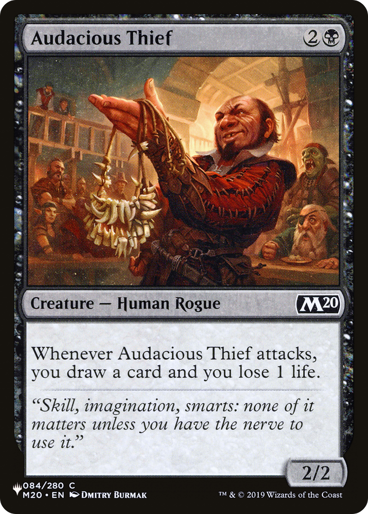 Audacious Thief [The List Reprints] | Gam3 Escape