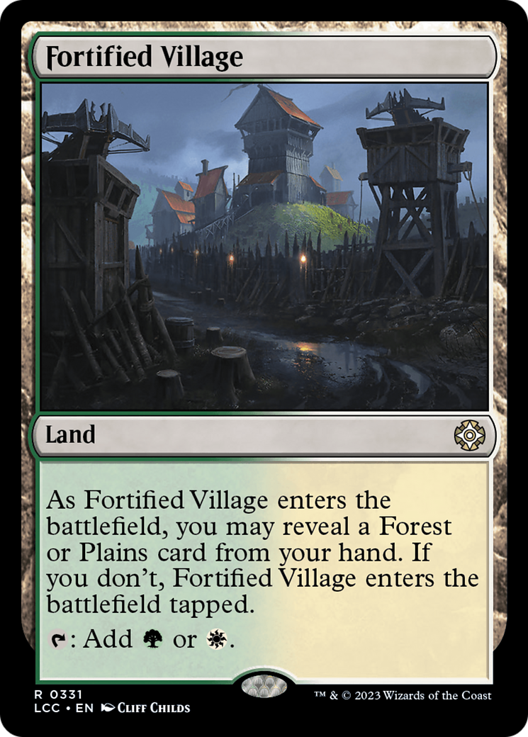 Fortified Village [The Lost Caverns of Ixalan Commander] | Gam3 Escape