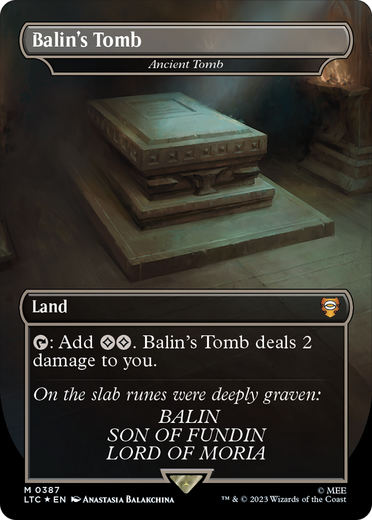 Balin's Tomb - Ancient Tomb (Surge Foil Realms and Relics) [The Lord of the Rings: Tales of Middle-Earth Commander] | Gam3 Escape