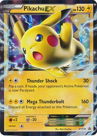 Pikachu EX (XY174) (Jumbo Card) [XY: Black Star Promos] | Gam3 Escape