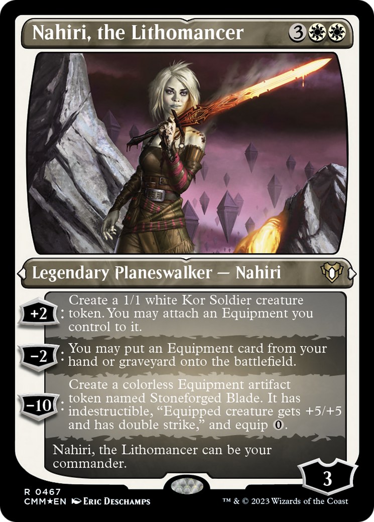 Nahiri, the Lithomancer (Foil Etched) [Commander Masters] | Gam3 Escape