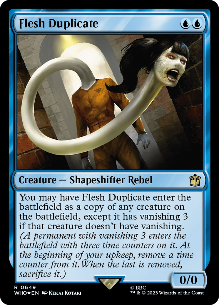 Flesh Duplicate (Surge Foil) [Doctor Who] | Gam3 Escape