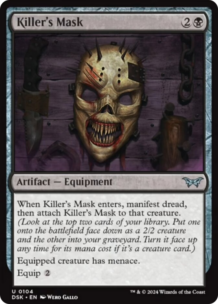 Killer's Mask [Duskmourn: House of Horror] | Gam3 Escape