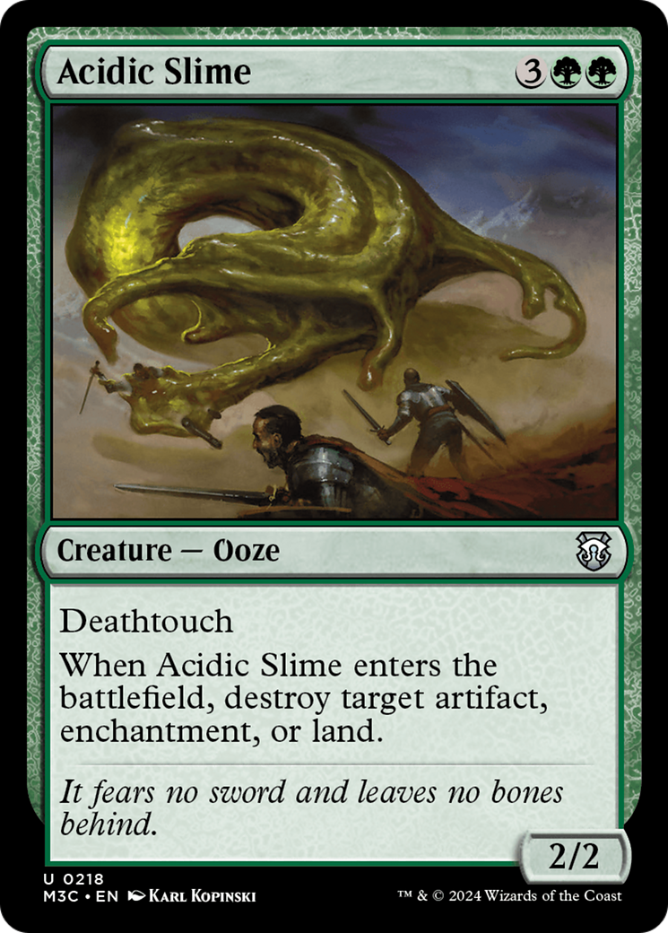 Acidic Slime (Ripple Foil) [Modern Horizons 3 Commander] | Gam3 Escape