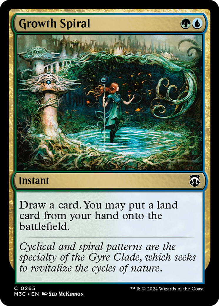 Growth Spiral (Ripple Foil) [Modern Horizons 3 Commander] | Gam3 Escape