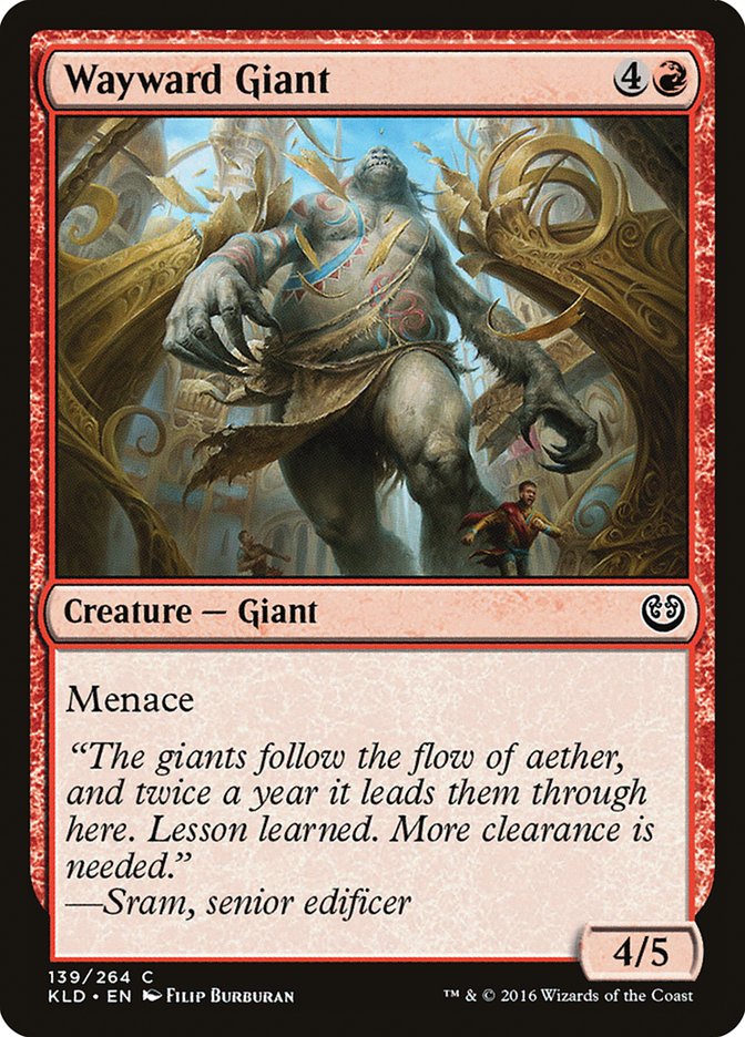 Wayward Giant [Kaladesh] | Gam3 Escape