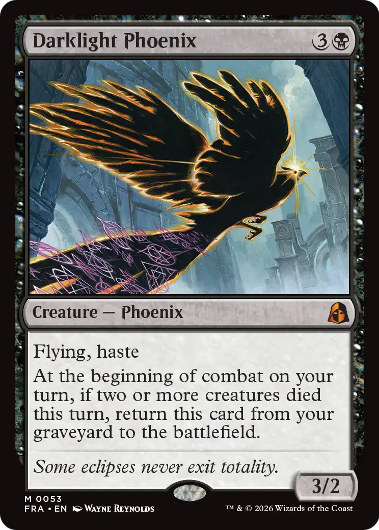 Darklight Phoenix [Reality Fracture] | Gam3 Escape