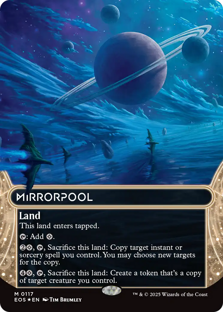 Mirrorpool (0117) (Borderless) (Galaxy Foil) [Edge of Eternities: Stellar Sights] | Gam3 Escape