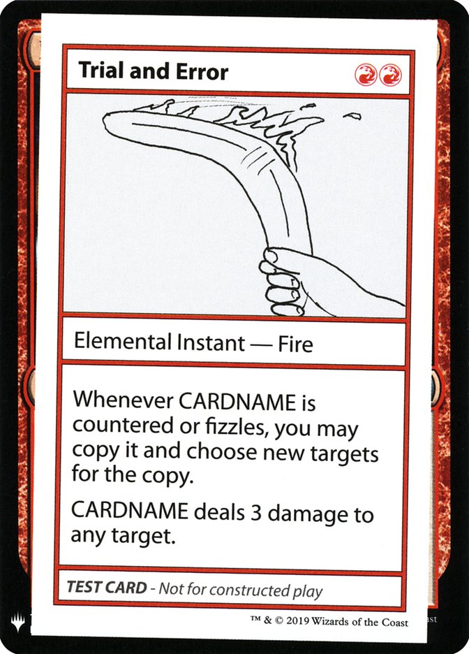 Trial and Error [Mystery Booster Playtest Cards] | Gam3 Escape