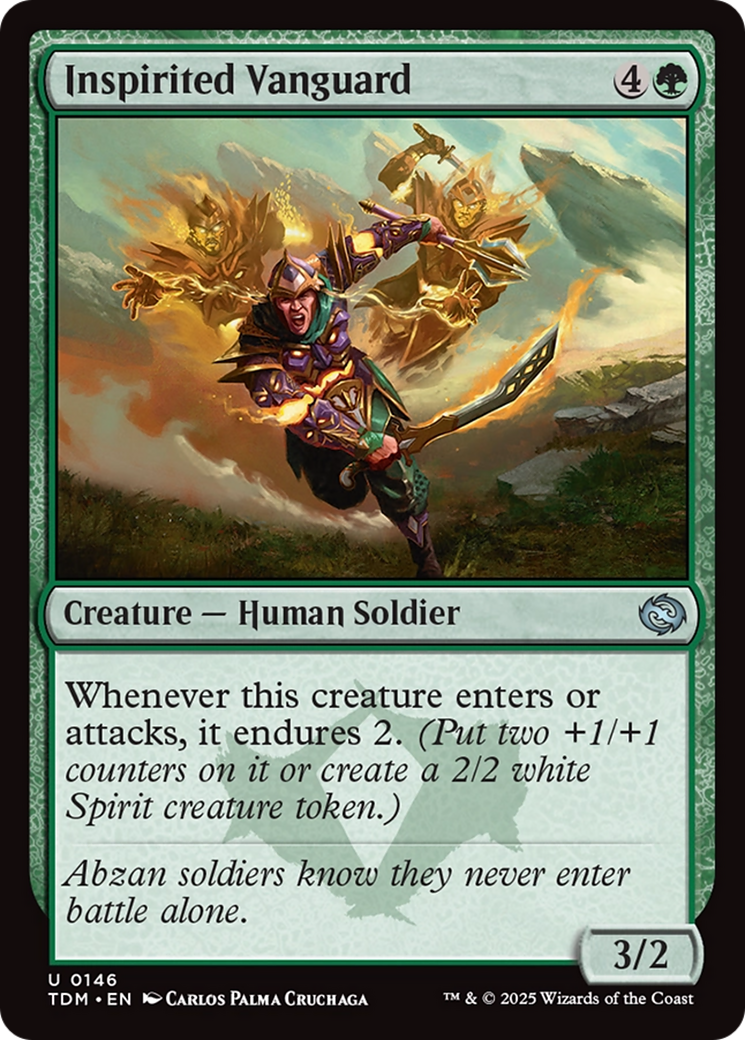 Inspirited Vanguard [Tarkir: Dragonstorm] | Gam3 Escape