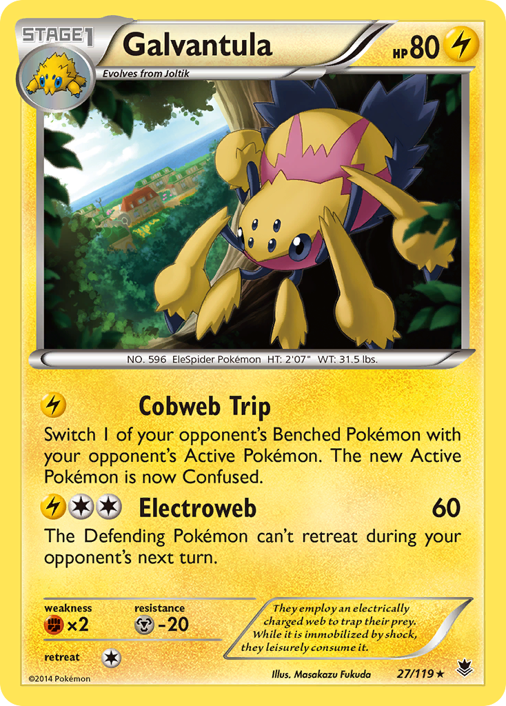 Galvantula (27/119) [XY: Phantom Forces] | Gam3 Escape