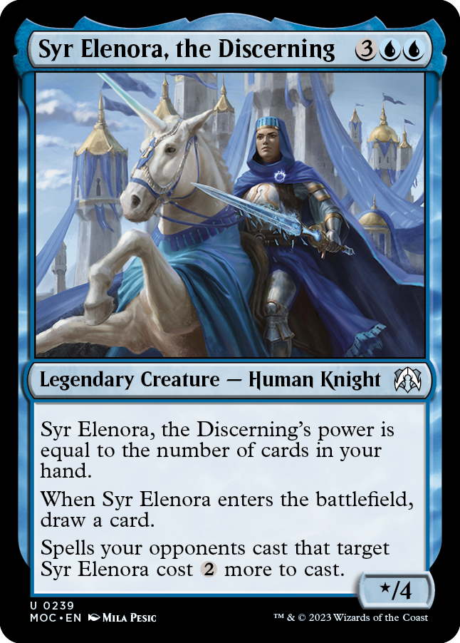 Syr Elenora, the Discerning [March of the Machine Commander] | Gam3 Escape