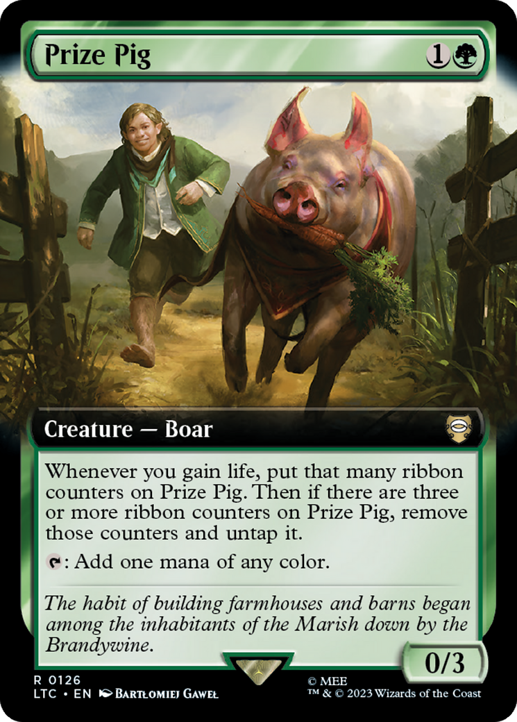 Prize Pig (Extended Art) [The Lord of the Rings: Tales of Middle-Earth Commander] | Gam3 Escape