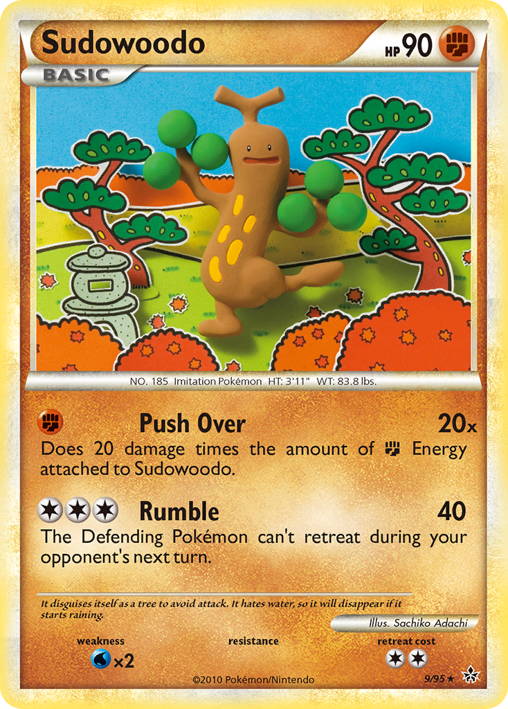 Sudowoodo (9/95) [HeartGold & SoulSilver: Unleashed] | Gam3 Escape