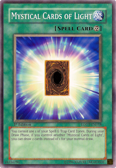 Mystical Cards of Light [LODT-EN058] Common | Gam3 Escape