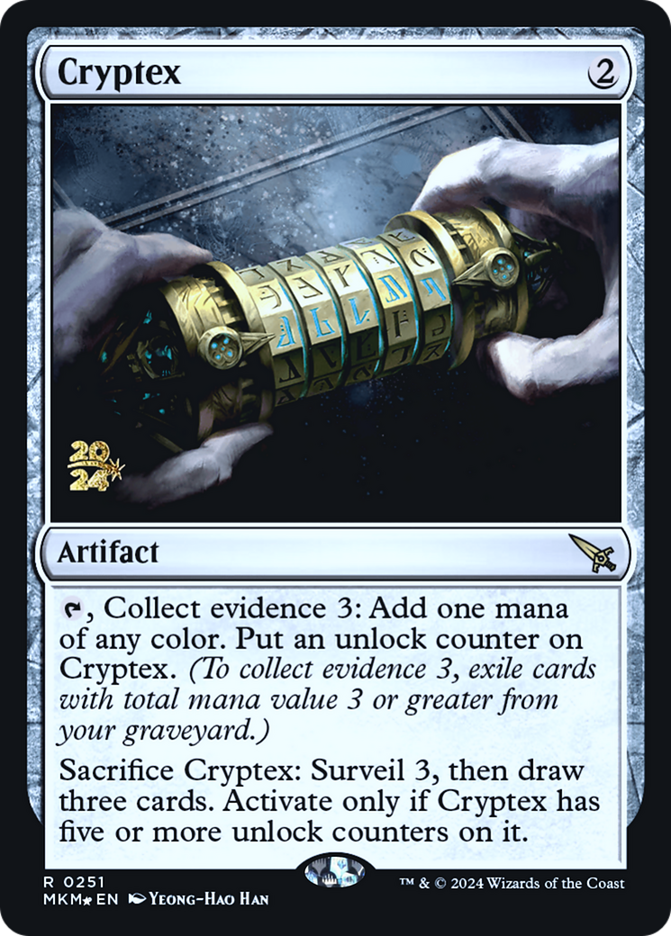 Cryptex [Murders at Karlov Manor Prerelease Promos] | Gam3 Escape