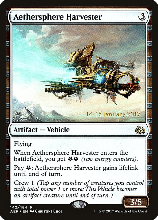 Aethersphere Harvester [Aether Revolt Prerelease Promos] | Gam3 Escape