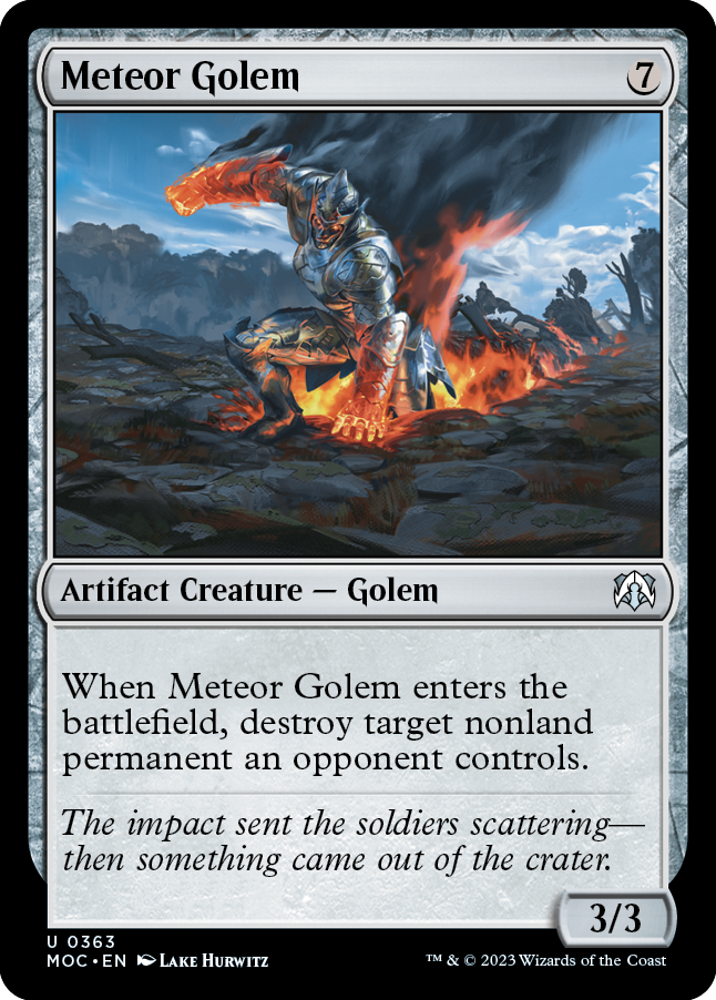 Meteor Golem [March of the Machine Commander] | Gam3 Escape