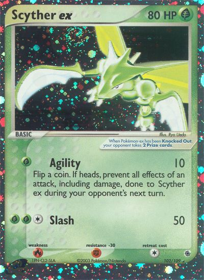 Scyther ex (102/109) [EX: Ruby & Sapphire] | Gam3 Escape