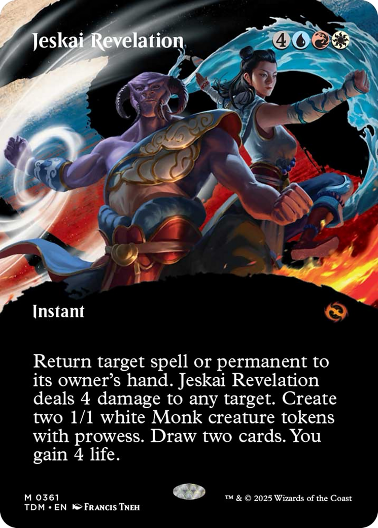 Jeskai Revelation (Borderless) [Tarkir: Dragonstorm] | Gam3 Escape