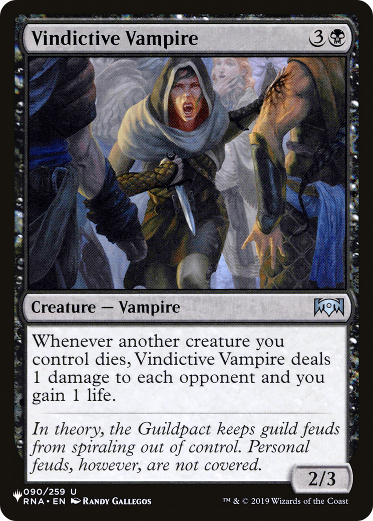 Vindictive Vampire [The List Reprints] | Gam3 Escape