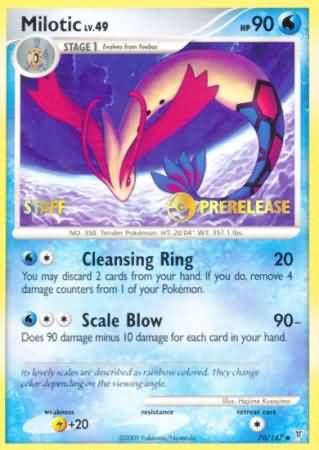 Milotic (70/147) (Staff Prerelease Promo) [Nintendo: Black Star Promos] | Gam3 Escape