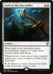 Staff of the Storyteller [Phyrexia: All Will Be One Commander] | Gam3 Escape