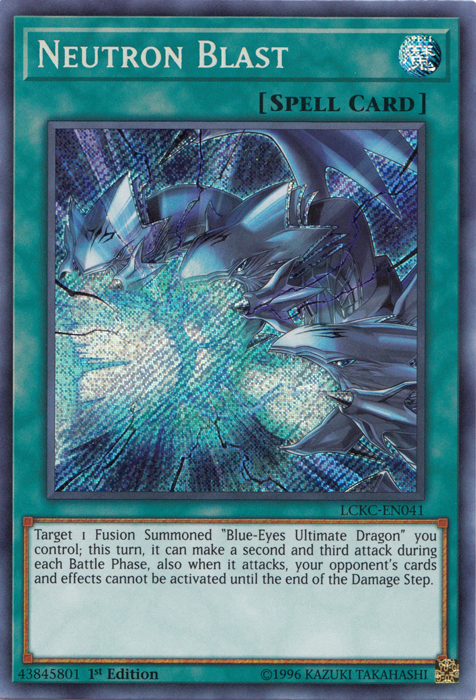 Neutron Blast [LCKC-EN041] Secret Rare | Gam3 Escape