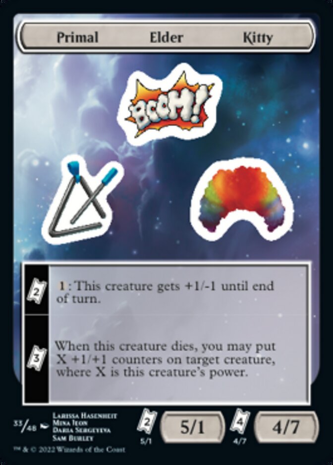 Primal Elder Kitty [Unfinity Stickers] | Gam3 Escape