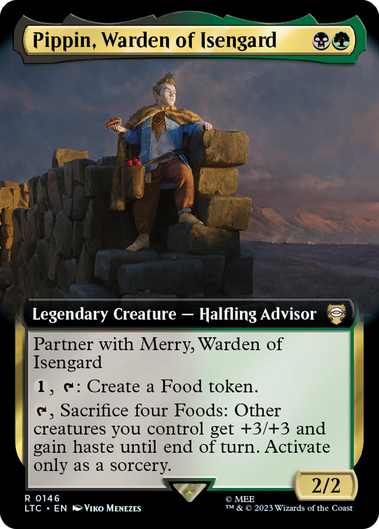 Pippin, Warden of Isengard (Extended Art) [The Lord of the Rings: Tales of Middle-Earth Commander] | Gam3 Escape