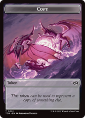 Karox Bladewing // Copy Double-Sided Token [Tarkir: Dragonstorm Commander Tokens] | Gam3 Escape
