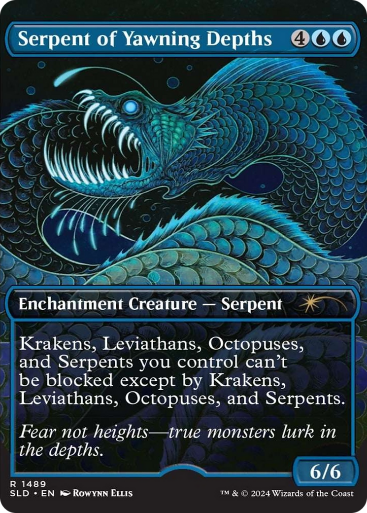 Serpent of Yawning Depths (Rainbow Foil) [Secret Lair Drop Series] | Gam3 Escape
