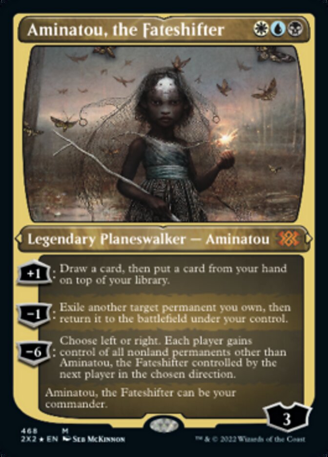 Aminatou, the Fateshifter (Foil Etched) [Double Masters 2022] | Gam3 Escape