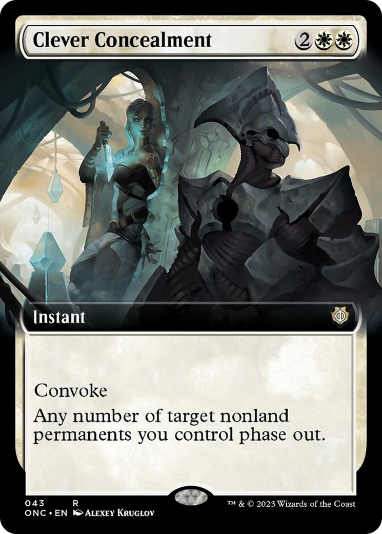 Clever Concealment (Extended Art) [Phyrexia: All Will Be One Commander] | Gam3 Escape