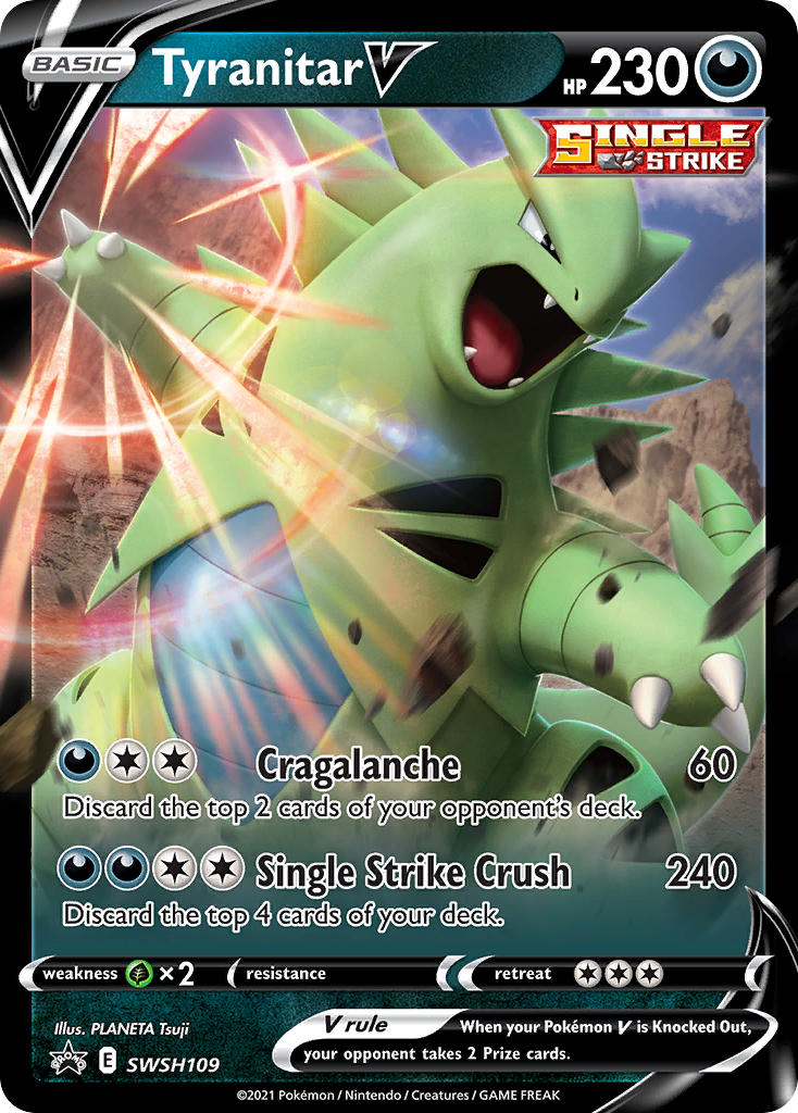 Tyranitar V (SWSH109) [Sword & Shield: Black Star Promos] | Gam3 Escape