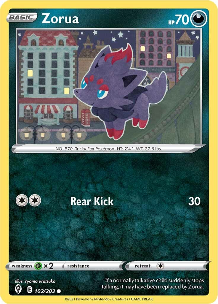 Zorua (102/203) [Sword & Shield: Evolving Skies] | Gam3 Escape