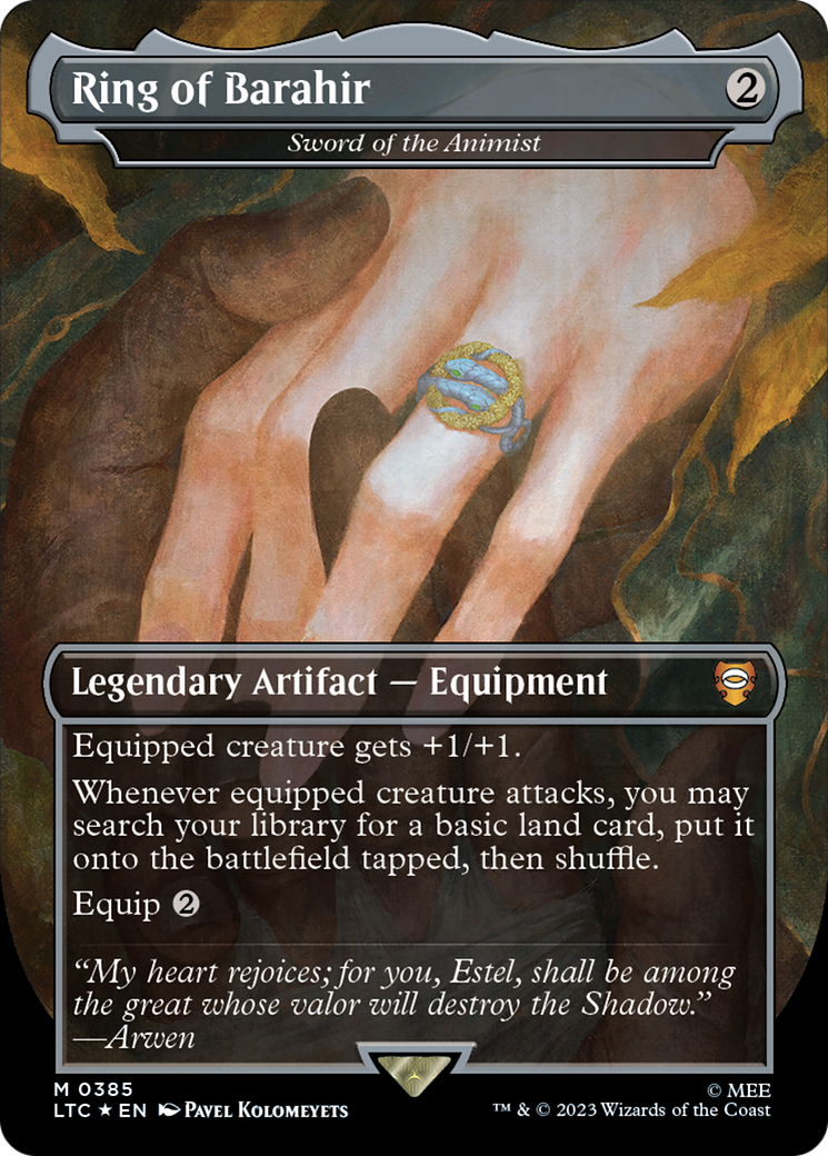 Ring of Barahir - Sword of the Animist (Surge Foil Realms and Relics) [The Lord of the Rings: Tales of Middle-Earth Commander] | Gam3 Escape