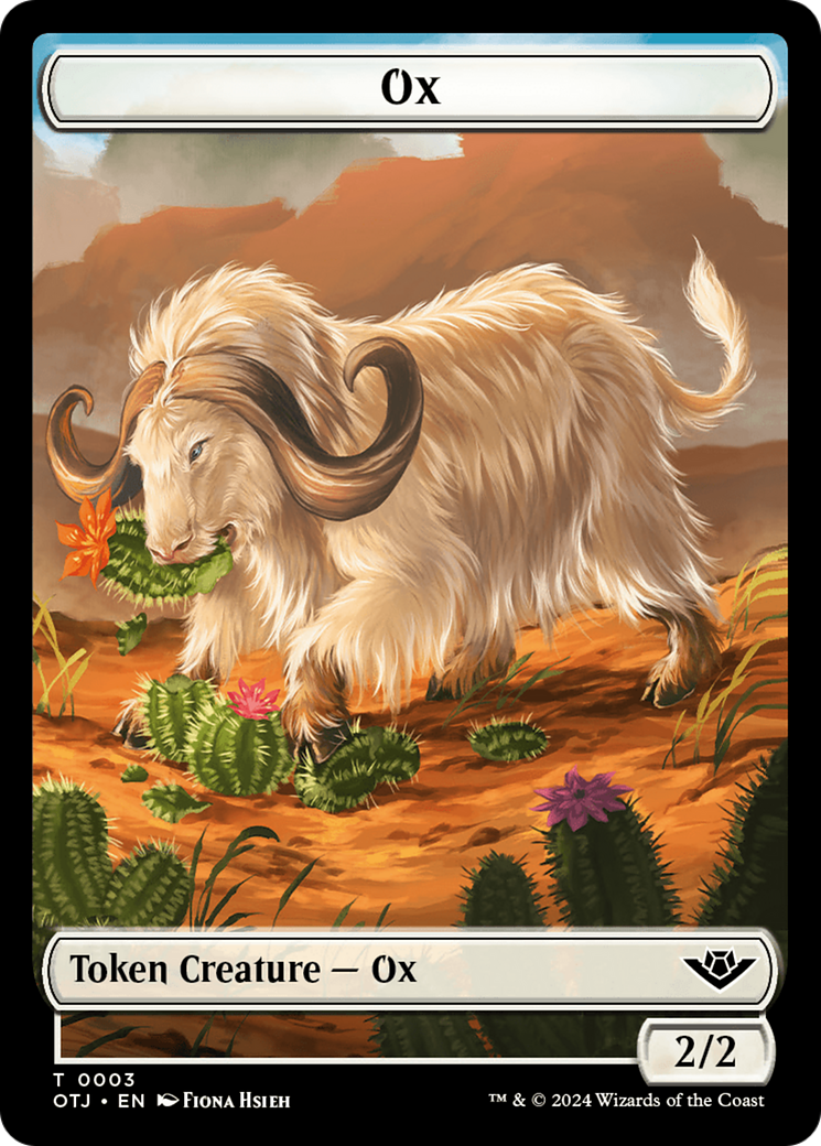 Ox Token [Outlaws of Thunder Junction Tokens] | Gam3 Escape