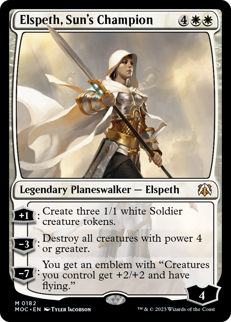 Elspeth, Sun's Champion [March of the Machine Commander] | Gam3 Escape