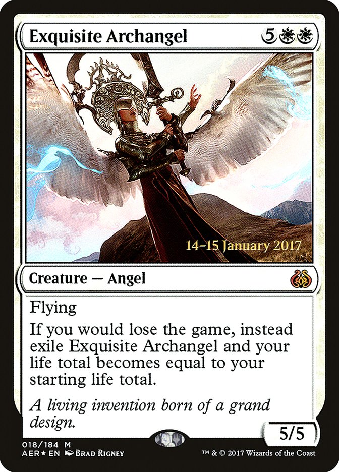 Exquisite Archangel [Aether Revolt Prerelease Promos] | Gam3 Escape