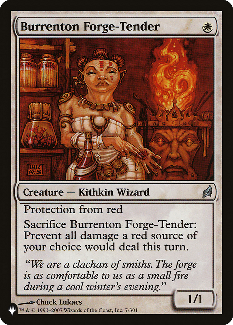 Burrenton Forge-Tender [The List Reprints] | Gam3 Escape