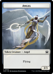Angel (3) // Demon Double-Sided Token [March of the Machine Commander Tokens] | Gam3 Escape
