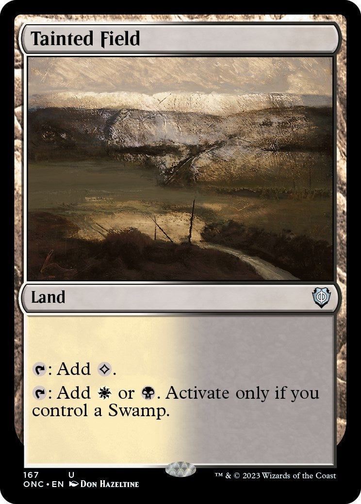 Tainted Field [Phyrexia: All Will Be One Commander] | Gam3 Escape