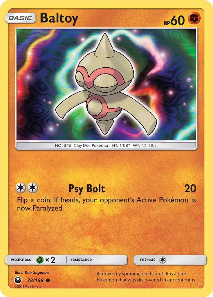Baltoy (78/168) [Sun & Moon: Celestial Storm] | Gam3 Escape