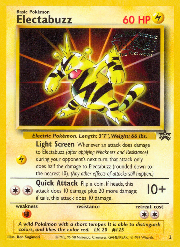 Electabuzz (2) [Wizards of the Coast: Black Star Promos] | Gam3 Escape