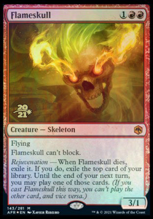 Flameskull [Dungeons & Dragons: Adventures in the Forgotten Realms Prerelease Promos] | Gam3 Escape